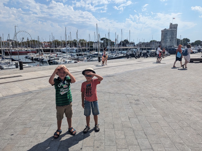 Am alten Hafen von La Rochelle