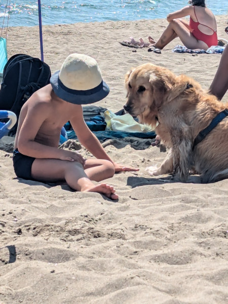 Pescador Rufus mit Hund