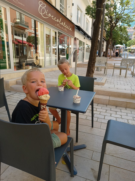 Eis gibt es auch In Monaco