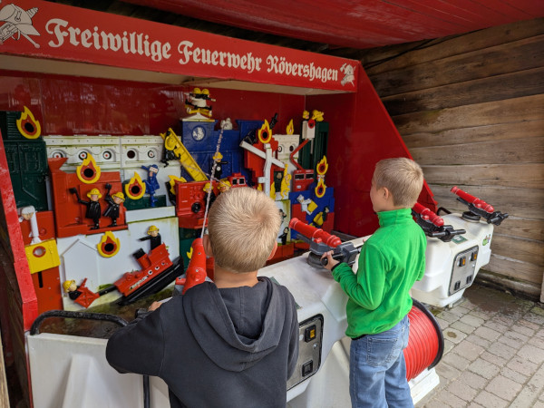 Wasserspiele bei Karls