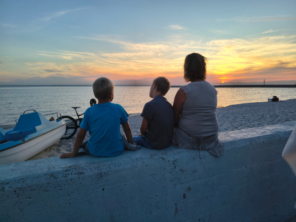 Sonnenuntergang in Hel
