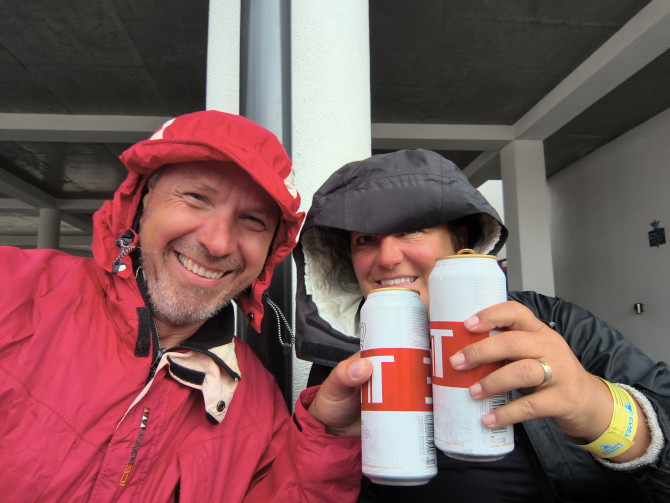 Bierche als Regenüberbrückung