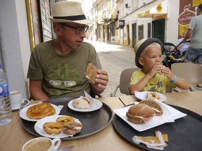 Frühstück in Lissabon