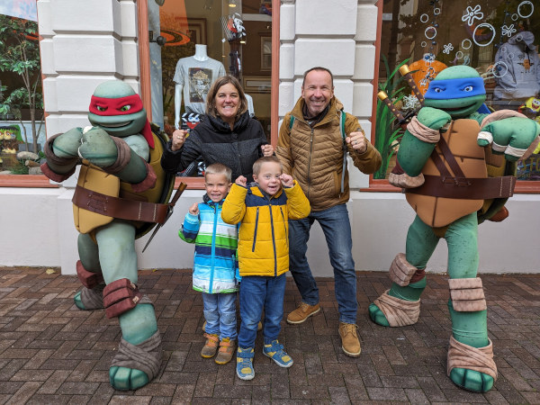 Ninja Turtles im Movie Park