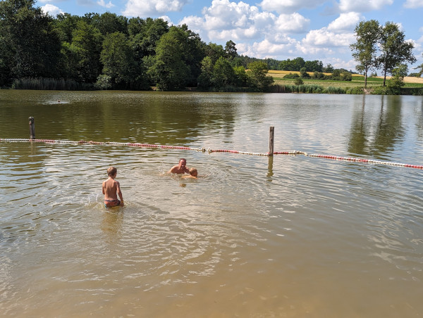 Wir badeni m Degenbachsee