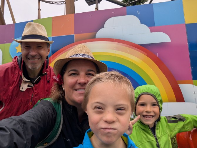 Gruppenfoto im Legoland