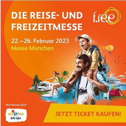 Flyer der free Messe 2023